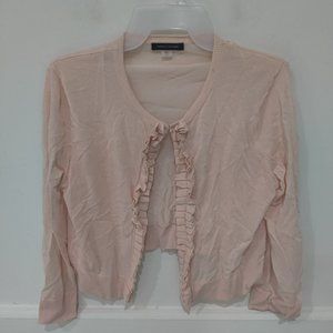 NWoT Tommy Hilfiger Women's Sheer Open Front Cover Top Pink Size S $60 2A122